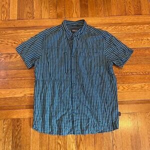 Y2K‎ Patagonia Plaid Button up size Large